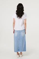 Metallic Star Detail Relaxed T-Shirt