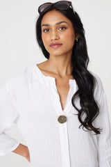 Longline 3/4 Sleeve Knee Length Tunic