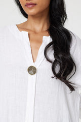 Longline 3/4 Sleeve Knee Length Tunic