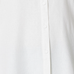 Plain Puff Sleeve Button-Up Shirt
