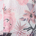 Abstract Print Mesh Layer 3/4 Sleeve Tunic