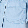 Short Sleeve Boxy Pocket Detail Shirt
