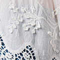 Embroidered Lace Long Sleeve Shirt