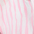Striped Sheer 3/4 Sleeve Relaxed Shirt