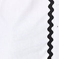 Zig Zag Trim Short Sleeve Shirt