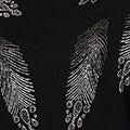 Sparkly Feather Print Relaxed T-Shirt