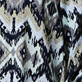 Aztec Print High Low Long Sleeve Shirt