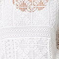 Lace Crochet Semi Sheer Layered Top