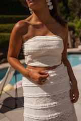 Ecru Defne Lace Set