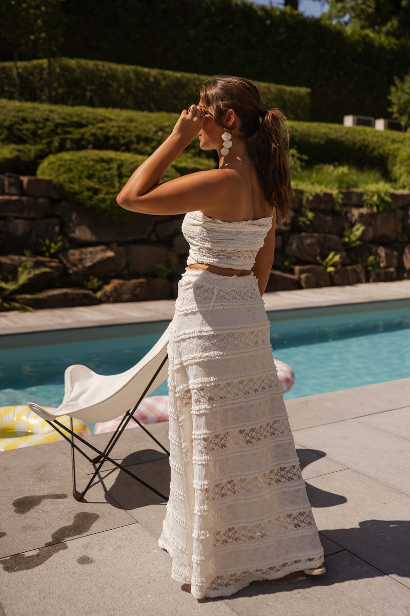 Ecru Defne Lace Set