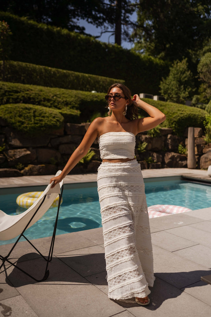 Ecru Defne Lace Set
