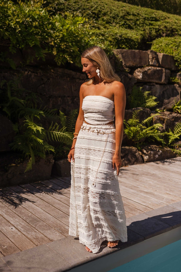 Ecru Defne Lace Set